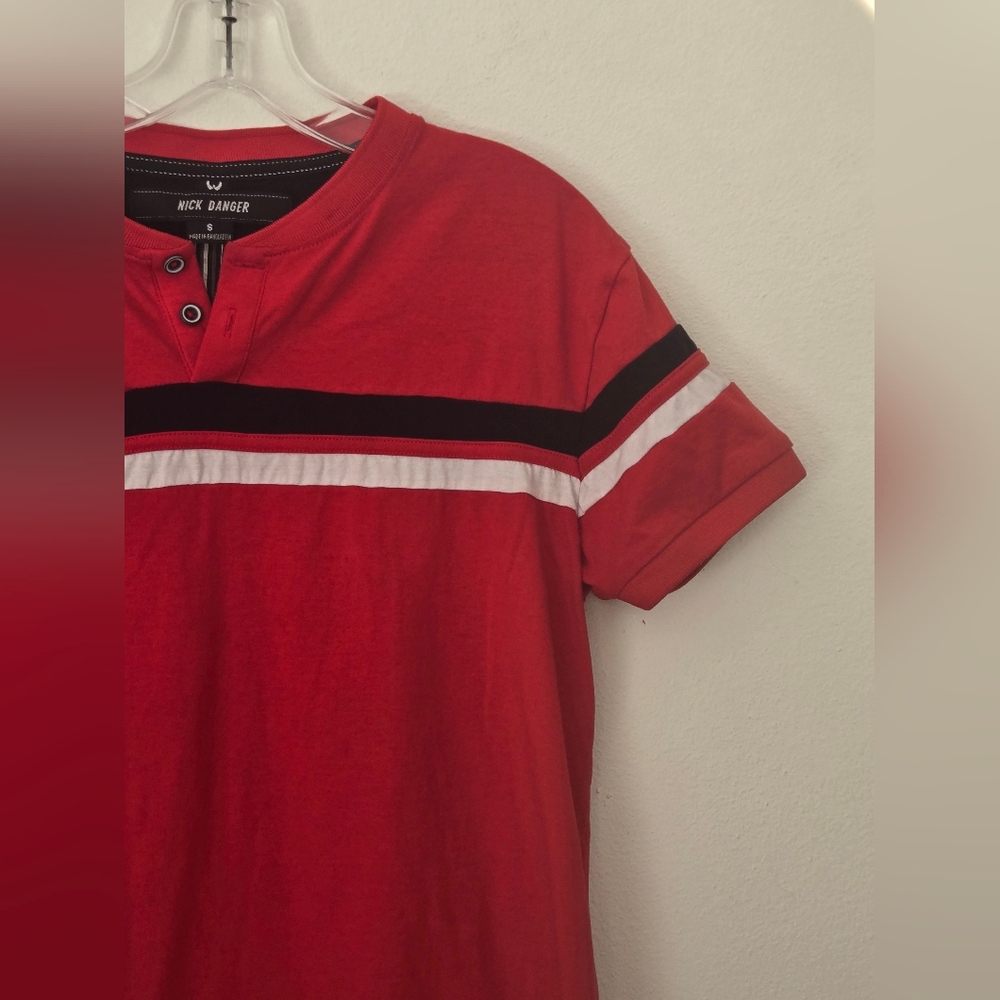 Red Men's Shirt - Picture 4 of 9